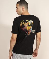 Camiseta-Masculina--Tropical-Paradise--Manga-Curta-Gola-Careca-Preto-9969136-Preto_2