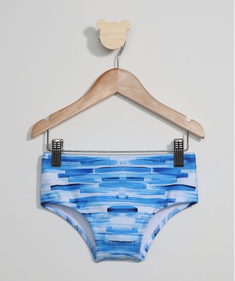 Sunga-Infantil-Tradicional-Estampada-Listras-Irregulares-com-Protecao-UV50--Azul-9973902-Azul_1
