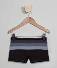 Sunga-Infantil-Boxer-com-Listras-Protecao-UV50--Preta-9973899-Preto_1