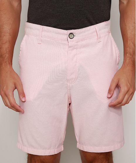 Bermuda-Masculina-Texturizada-Reta-Chino-Rosa-Claro-9971322-Rosa_Claro_1