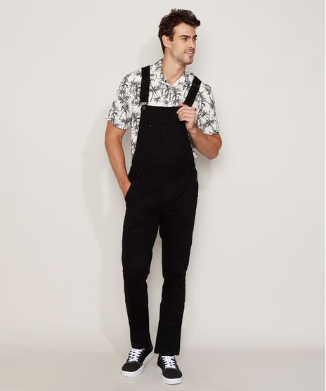 Macacao-de-Sarja-Masculino-com-Bolsos-Preto-9968260-Preto_1