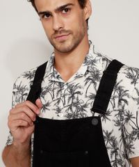 Macacao-de-Sarja-Masculino-com-Bolsos-Preto-9968260-Preto_2