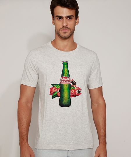 Camiseta-Masculina-Guarana-Antarctica-Aquarelada-Manga-Curta-Gola-Careca-Cinza-Mescla-Claro-9975034-Cinza_Mescla_Claro_1