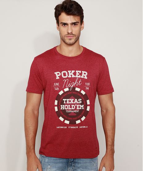 Camiseta-Masculina--Poker-Night--Manga-Curta-Gola-Careca-Vinho-9975060-Vinho_1