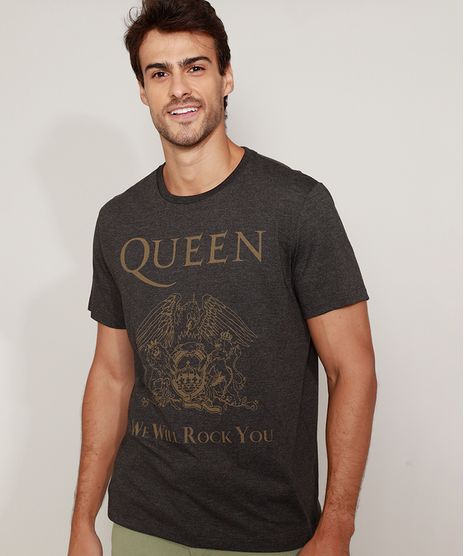 Camiseta-Masculina-de-Banda-Queen-Manga-Curta-Gola-Careca-Cinza-Mescla-Escuro-9975039-Cinza_Mescla_Escuro_1
