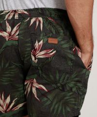 Short-de-Sarja-Masculino-Estampado-Floral-com-Cordao-e-Bolsos-Cinza-Mescla-Escuro-9970588-Cinza_Mescla_Escuro_2