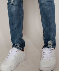Calca-Jeans-Masculina-Skinny-Destroyed-Azul-Medio-9971133-Azul_Medio_6