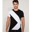 Camiseta-Masculina-Slim-com-Recorte-Geometrico-Manga-Curta-Gola-Careca-Preta-9970527-Preto_1