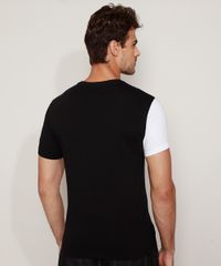 Camiseta-Masculina-Slim-com-Recorte-Geometrico-Manga-Curta-Gola-Careca-Preta-9970527-Preto_4