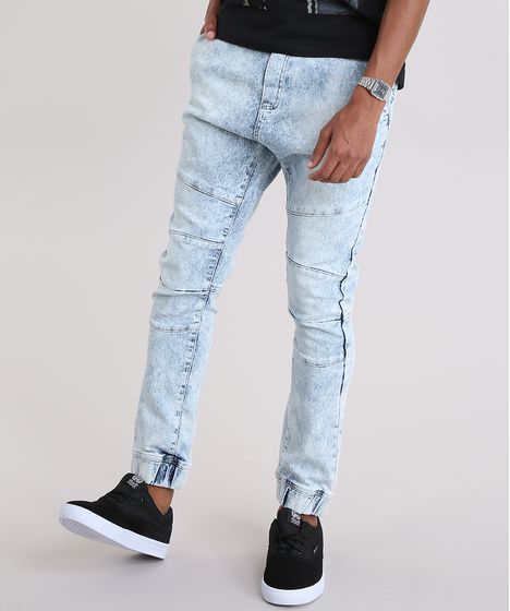 calça jeans relaxed