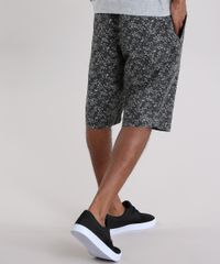 Bermuda-Reta-Estampada-Floral-Preta-8954144-Preto_2