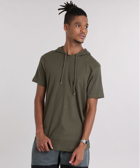 Camiseta-Texturizada-com-Capuz-Verde-Militar-8701871-Verde_Militar_1