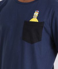 Camiseta-com-Bolso-Os-Simpsons-Azul-Marinho-9035120-Azul_Marinho_4