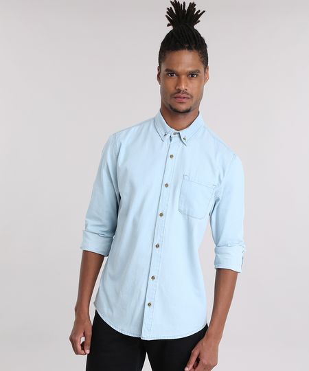 Camisa-Jeans-Azul-Claro-8969971-Azul_Claro_1 Camisa-Jeans-Azul-Claro-8969971-Azul_Claro_1