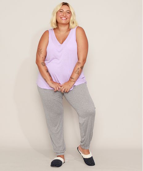 Pijama-Feminino-Plus-Size-Regata---Calca-Lilas-9971456-Lilas_1