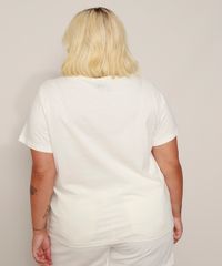 Camiseta-Feminina-Plus-Size--Lazy-Sunday--Manga-Curta-Off-White-9972078-Off_White_2