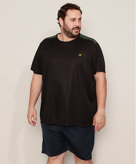 Camiseta-Masculina-Plus-Size-Esportiva-Ace-Manga-Curta-Gola-Careca-Preta-9953291-Preto_1