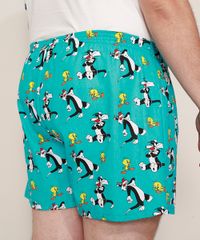 Samba-Cancao-Masculina-Plus-Size-Estampada-Piu-piu-e-Frajola-Azul-9964664-Azul_2