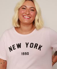 Camiseta-Feminina-Plus-Size--New-York--Manga-Curta-Rosa-Claro-9972079-Rosa_Claro_6