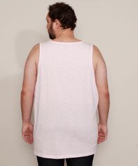 Regata-Masculina-Plus-Size-com-Bolso-Rosa-Claro-9975320-Rosa_Claro_4