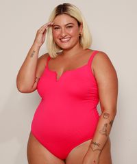 Maio-Plus-Size-Decote-V-com-Bojo-Sem-Aro-Protecao-UV50--Rosa-9974532-Rosa_3