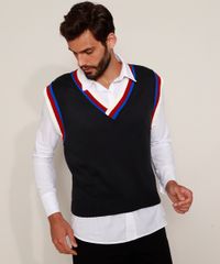 Colete-de-Trico-Unissex-Mindset-Gola-V-Azul-Marinho-9983593-Azul_Marinho_2