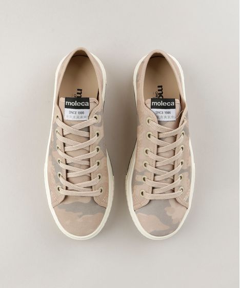 tenis moleca camuflado