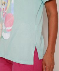Camiseta-Feminina-Tom-e-Jerry--Just-Chillin---Manga-Curta-Decote-Redondo-Azul-Claro-9960127-Azul_Claro_6