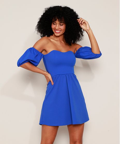 Vestido-Feminino-Curto-Ombro-a-Ombro-Manga-Bufante-Decote-Coracao-Azul-Royal-9981508-Azul_Royal_1