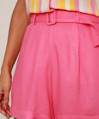 Short-Feminino-Cintura-Alta-Alfaiatado-com-Cinto-Coral-9967979-Coral_5