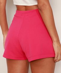 Short-Feminino-Cintura-Alta-com-Sobreposicao-Pink-9981589-Pink_2