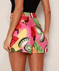 Short-Feminino-Cintura-Alta-Estampado-de-Frutas-Rosa-9968799-Rosa_2