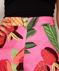 Short-Feminino-Cintura-Alta-Estampado-de-Frutas-Rosa-9968799-Rosa_5