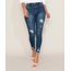 Calca-Jeans-Feminina-Sawary-Cigarrete-Push-Up-Super-Lipo-Cintura-Alta-Destroyed-Azul-Escuro-9980183-Azul_Escuro_1