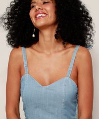 Vestido-Jeans-Feminino-Midi-com-Recortes-e-Fenda-Alca-Laco-Azul-Claro-9982435-Azul_Claro_6