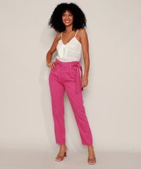 Calca-de-Sarja-Feminina-Mom-Clochard-Cintura-Super-Alta-com-Faixa-para-Amarrar-Rosa-Escuro-9982208-Rosa_Escuro_3 Calca-de-Sarja-Feminina-Mom-Clochard-Cintura-Super-Alta-com-Faixa-para-Amarrar-Rosa-Escuro-9982208-Rosa_Escuro_3