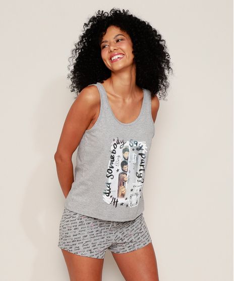 Pijama-Feminino-Friends-Regata-Cinza-Mescla-9972751-Cinza_Mescla_1
