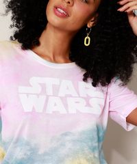 Camiseta-Feminina-Star-Wars-Estampada-Tie-Dye-Manga-Curta-Decote-Redondo-Multicor-9960769-Multicor_2