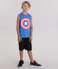 Conjunto-Capitao-America-de-Regata-Azul---Bermuda-em-Moletom-Preta-8484667-Preto_1