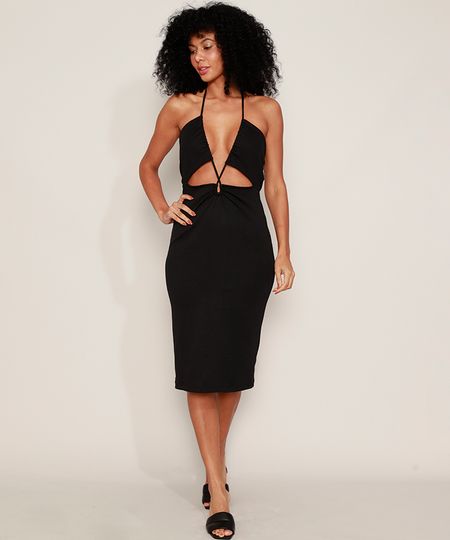 Vestido-Feminino-Midi-Frente-Unica-com-Vazado-Preto-9986912-Preto_1