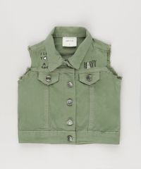Colete-com-Bordado--Happy--Verde-Militar-9083214-Verde_Militar_1