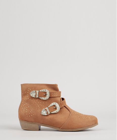 Bota-Molekinha-em-Suede-com-Brilho-Caramelo-9049081-Caramelo_1