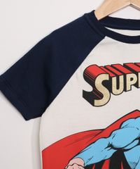 Camiseta-Infantil-Raglan--Superman--Manga-Curta-Off-White-9969363-Off_White_4