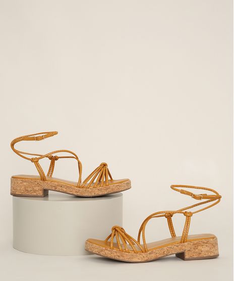 Sandalia-Feminina-Oneself-Plataforma-Salto-Baixo-em-Cortica-Mostarda-9982178-Mostarda_1