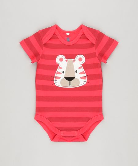Body-Listrado--Leao--em-Algodao---Sustentavel-Vermelho-8801455-Vermelho_1