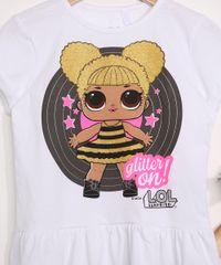Conjunto-Infantil-de-Blusa-Lol-Surprise-com-Glitter-Manga-Curta-Branca---Bermuda-Biker-Rosa-9965405-Rosa_2