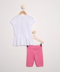 Conjunto-Infantil-de-Blusa-Lol-Surprise-com-Glitter-Manga-Curta-Branca---Bermuda-Biker-Rosa-9965405-Rosa_3