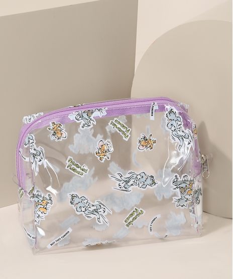 Necessaire-Feminina-Estampada-Tom-e-Jerry-Transparente-9981519-Transparente_1