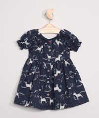 Vestido-Infantil-Estampado-Unicornios-Manga-Curta-Bufante-Azul-Marinho-9964376-Azul_Marinho_1