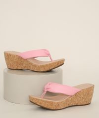 Tamanco-Feminino-Oneself-Salto-Medio-em-Cortica-Rosa-9979022-Rosa_1